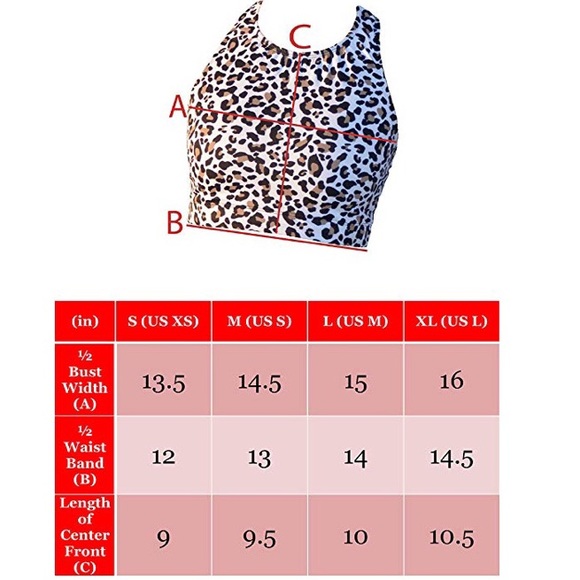 Lennox Leopard Print Sports Bra Crop - Picture 7 of 7